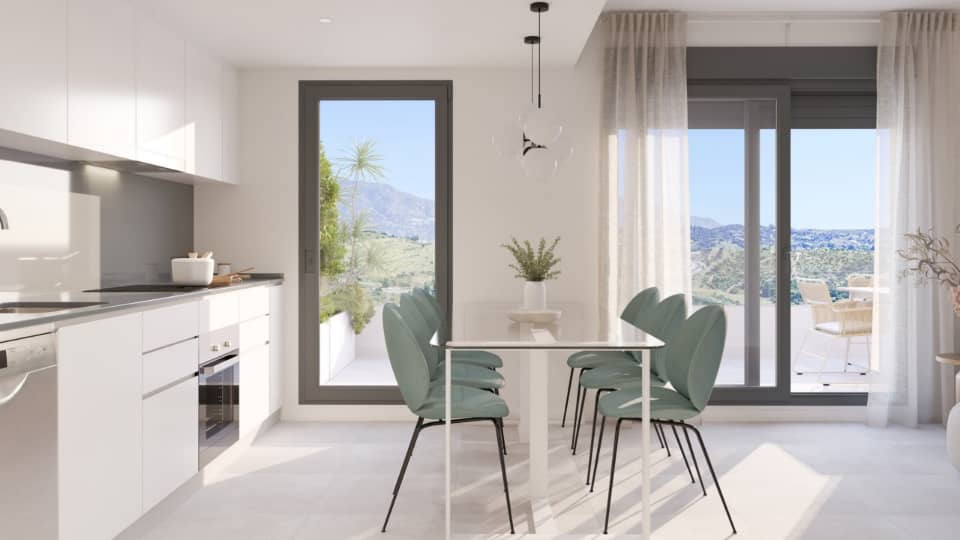 Wohnung in Mijas, Malaga, Spanien 3 Schlafzimmer, 111 m2 Nr. 134524