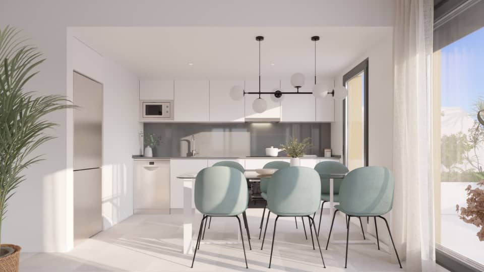 Wohnung in Mijas, Malaga, Spanien 3 Schlafzimmer, 111 m2 Nr. 134524