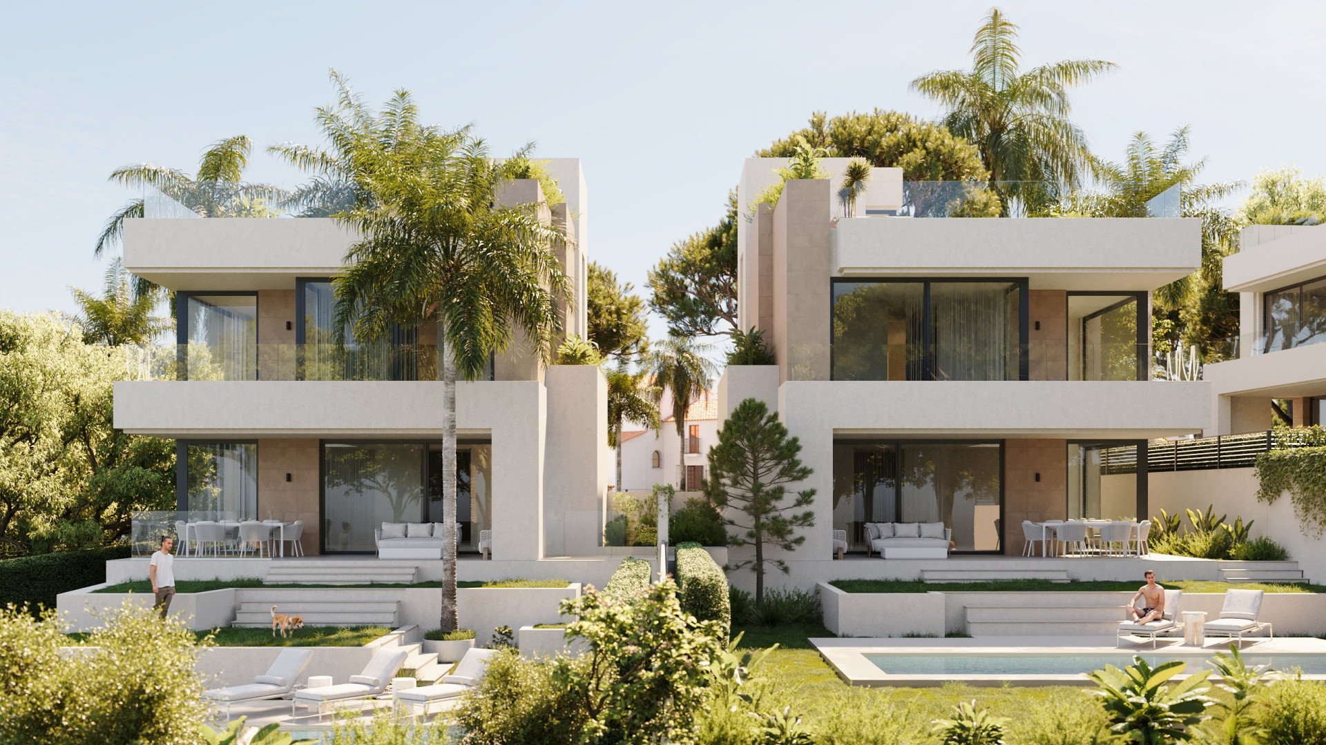Villa i Marbella, Malaga, Spanien 4 sovrum, 454 kvm. Nr. 109967