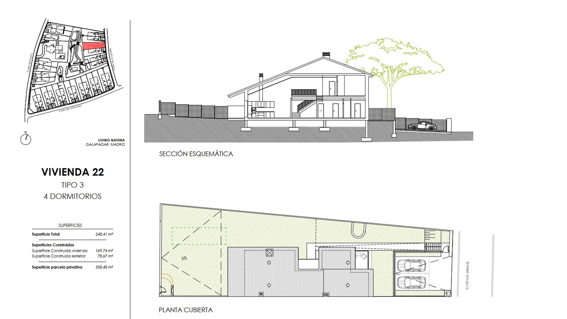 Villa Living Natura, Colmenarejo, Madrid, Spānijā 4 istabas, 124.7 m2 Nr. 73836
