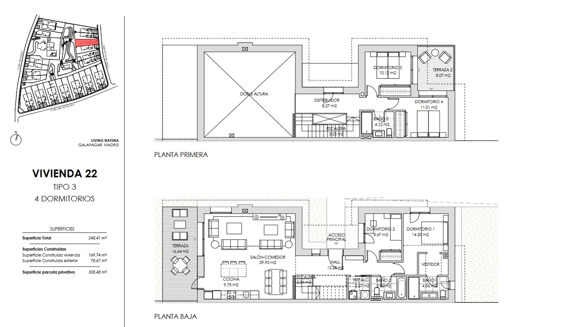 Villa Living Natura, Colmenarejo, Madrid, Spānijā 4 istabas, 124.7 m2 Nr. 73836