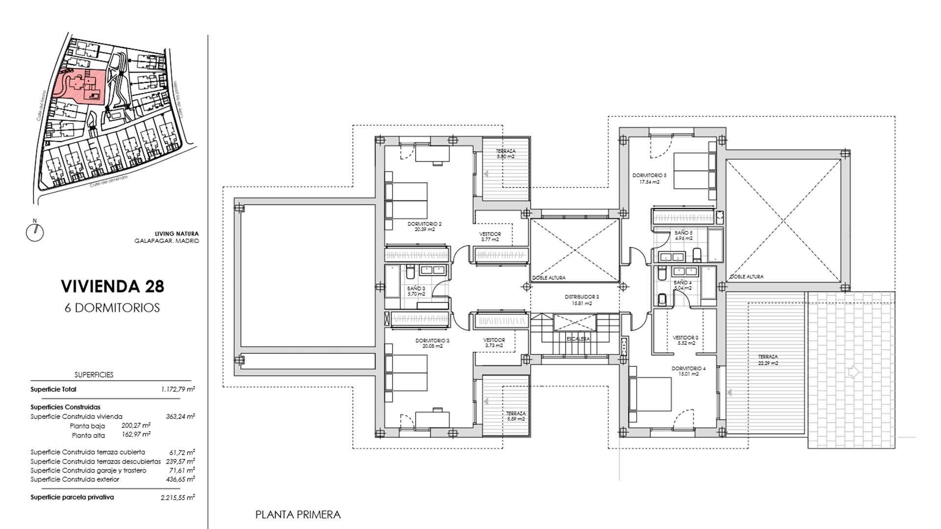 Villa en Living Natura, Colmenarejo, Madrid, España 6 dormitorios, 333.96 m2 No. 73840