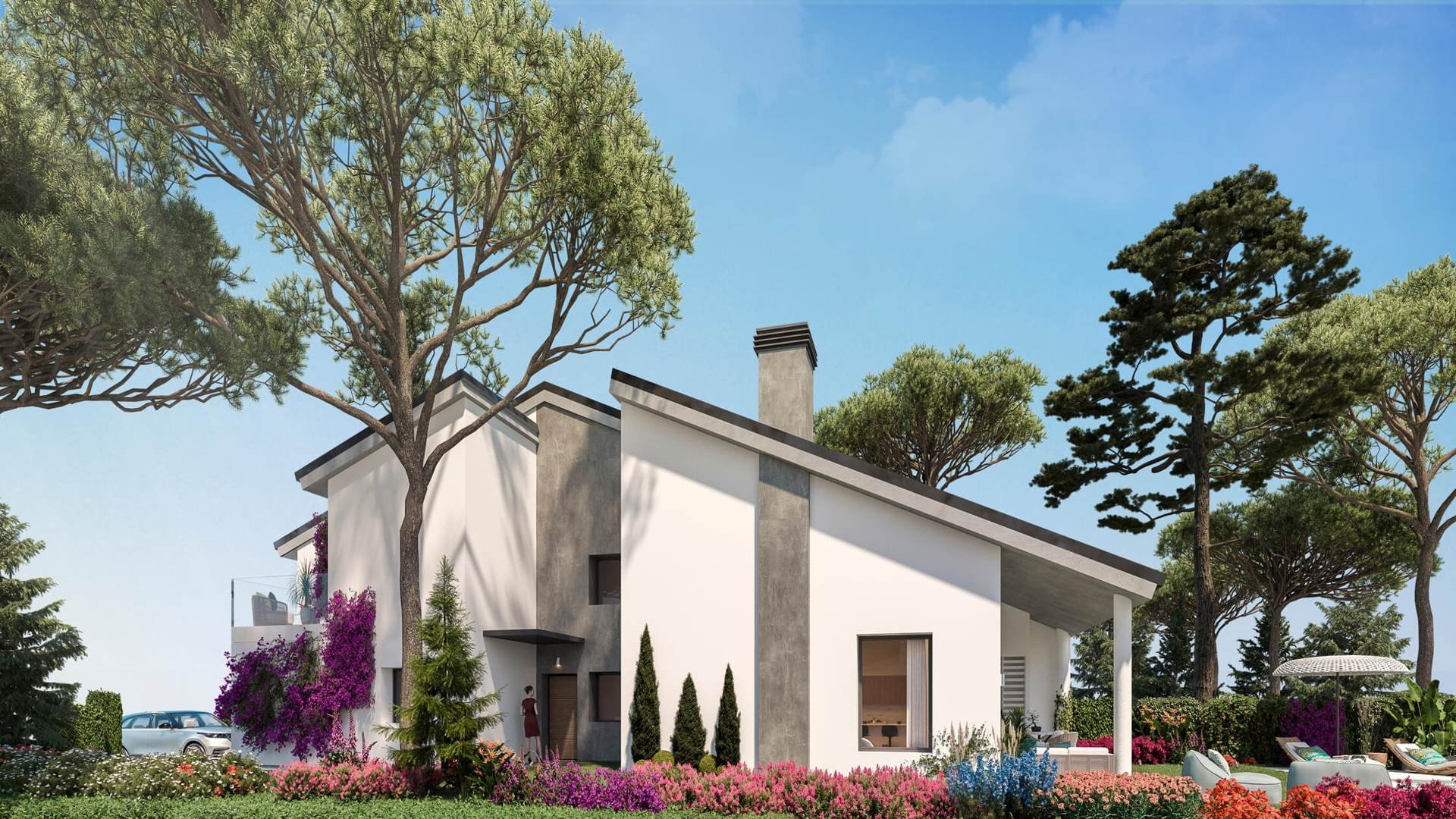 Villa in Living Natura, Colmenarejo, Madrid, Spa, 4 bedrooms, 124.7 sq.m. No. 73837
