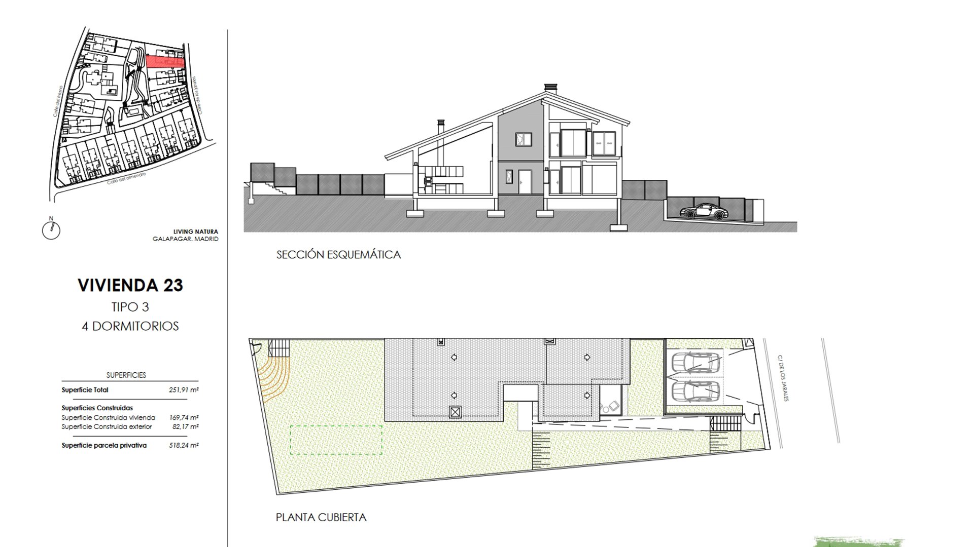 Villa in Living Natura, Colmenarejo, Madrid, Spa, 4 bedrooms, 124.7 sq.m. No. 73837