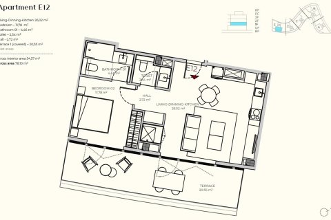 Apartament w Talamanca, Ibiza, Hiszpania 1 sypialnia, 78 mkw. nr 168832 – zdjęcie 27