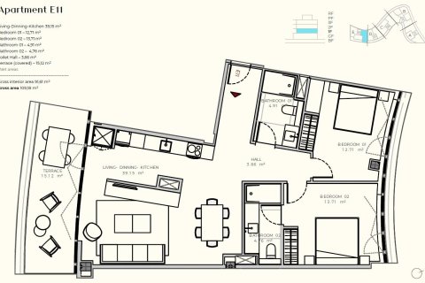 Apartament w Talamanca, Ibiza, Hiszpania 2 sypialnie, 109 mkw. nr 168833 – zdjęcie 27