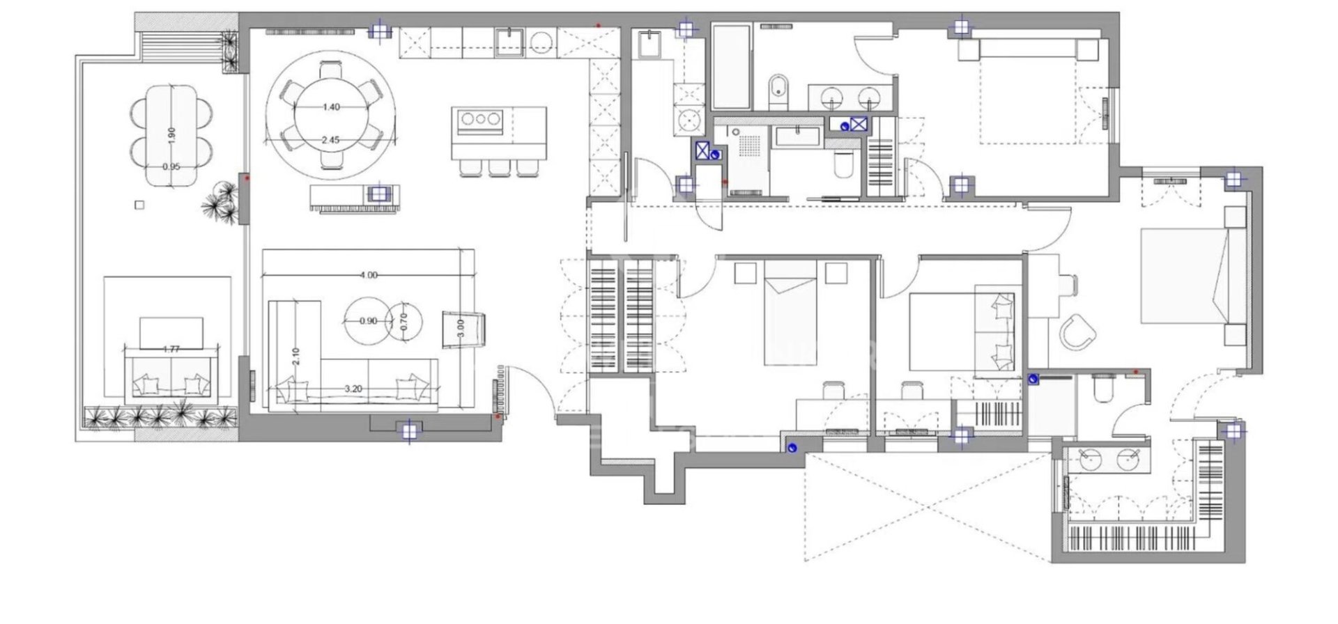 Penthouse à Madrid, Espagne 4 chambres, 260 m2 No. 178767