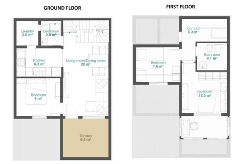 Kaupunkipientalo myytävänä Alicante, Espanja, 3 makuuhuonetta, 104 m2 No. 145348 - kuva 16