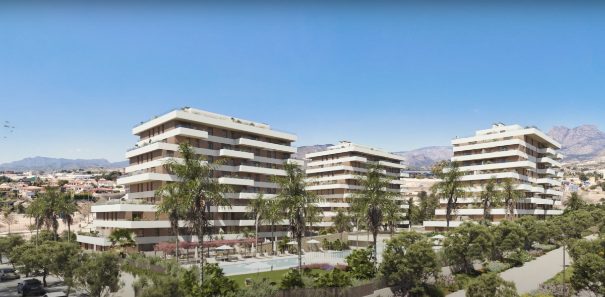 Huoneisto Villajoyosa, Alicante, Espanja 2 makuuhuonetta, 60 m2 No. 173592