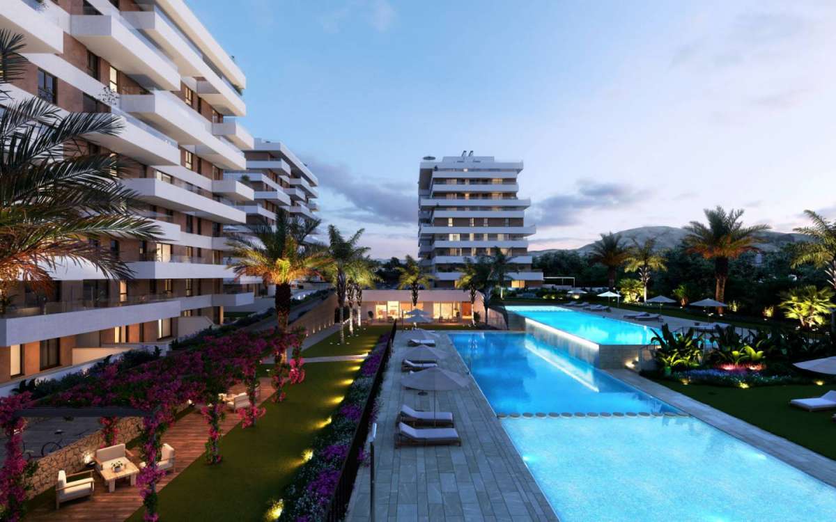 Huoneisto Villajoyosa, Alicante, Espanja 2 makuuhuonetta, 60 m2 No. 173592