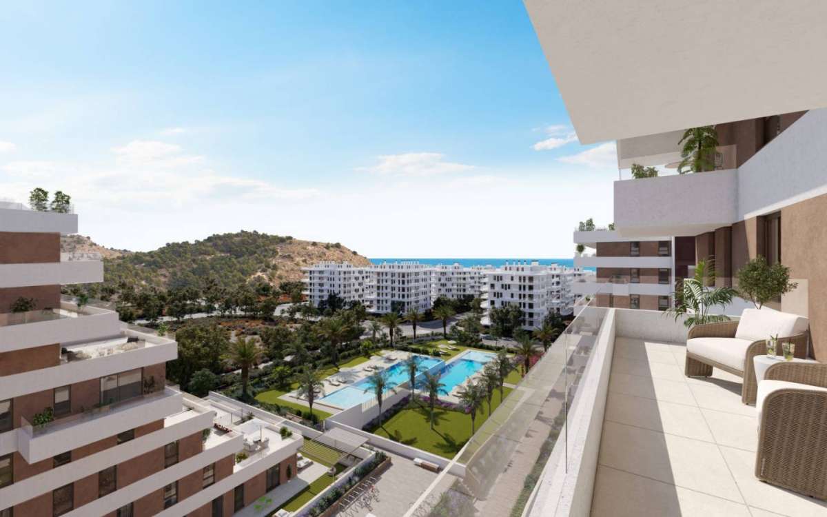 Huoneisto Villajoyosa, Alicante, Espanja 2 makuuhuonetta, 60 m2 No. 173592