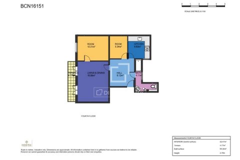 Huoneisto myytävänä Barcelona, Espanja, 2 makuuhuonetta, 60 m2 No. 192830 - kuva 25