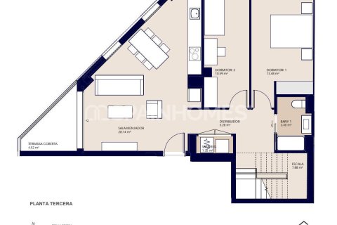 Huoneisto myytävänä Terrassa, Barcelona, Espanja, 3 makuuhuonetta, 89 m2 No. 167274 - kuva 21