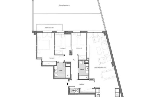 Продажа пентхауса в Сабадель, Барселона, Испания 3 спальни, 80м2 №167271 - фото 13