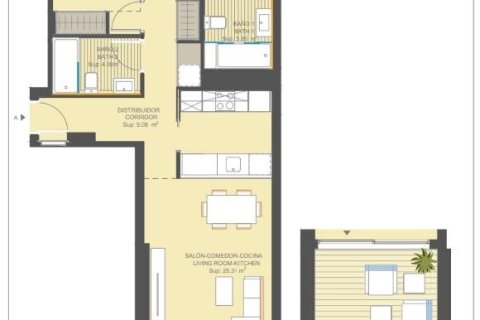 Huoneisto myytävänä Campoamor, Alicante, Espanja, 2 makuuhuonetta, 102 m2 No. 75910 - kuva 19