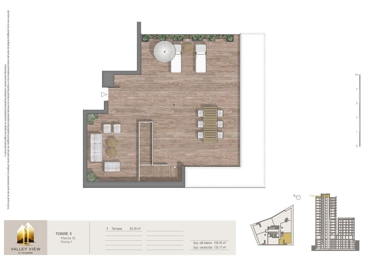 Penthäuser in Principado De Andorra (Ninguna Poblacion Tiene C.P.), Lleida, Spanien 3 Schlafzimmer, 215 m2 Nr. 178942