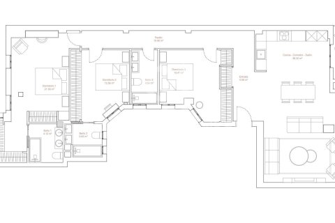 Wohnung zum Verkauf in Madrid, Spanien 3 Schlafzimmer, 160 m2 Nr. 158109 - Foto 18