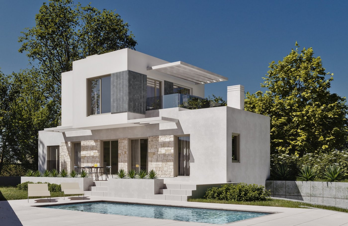 Villa i Finestrat, Alicante, Spanien 3 sovrum, 191 kvm. Nr. 111237