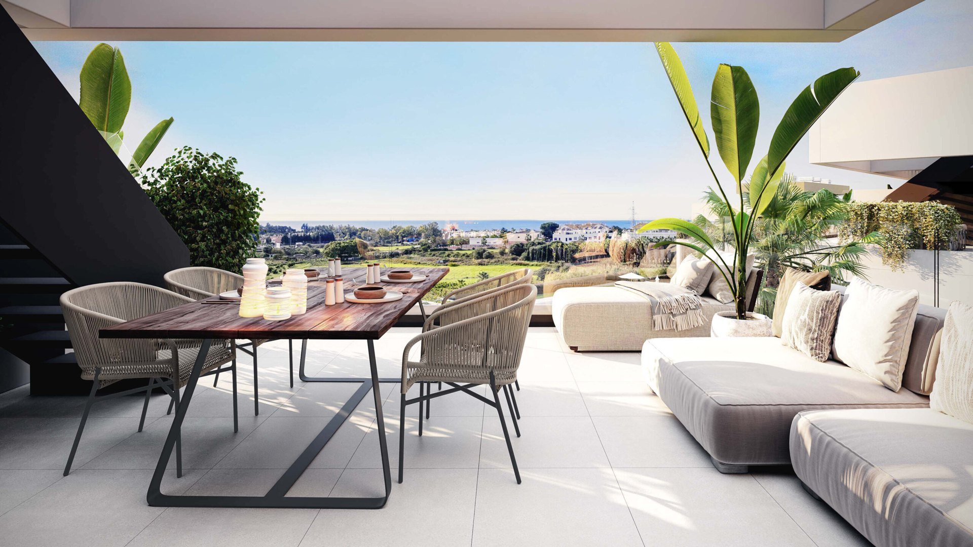 Duplex in Symphony Suites, Cancelada, Malaga, Spa, 3 bedrooms, 91 sq.m. No. 64277