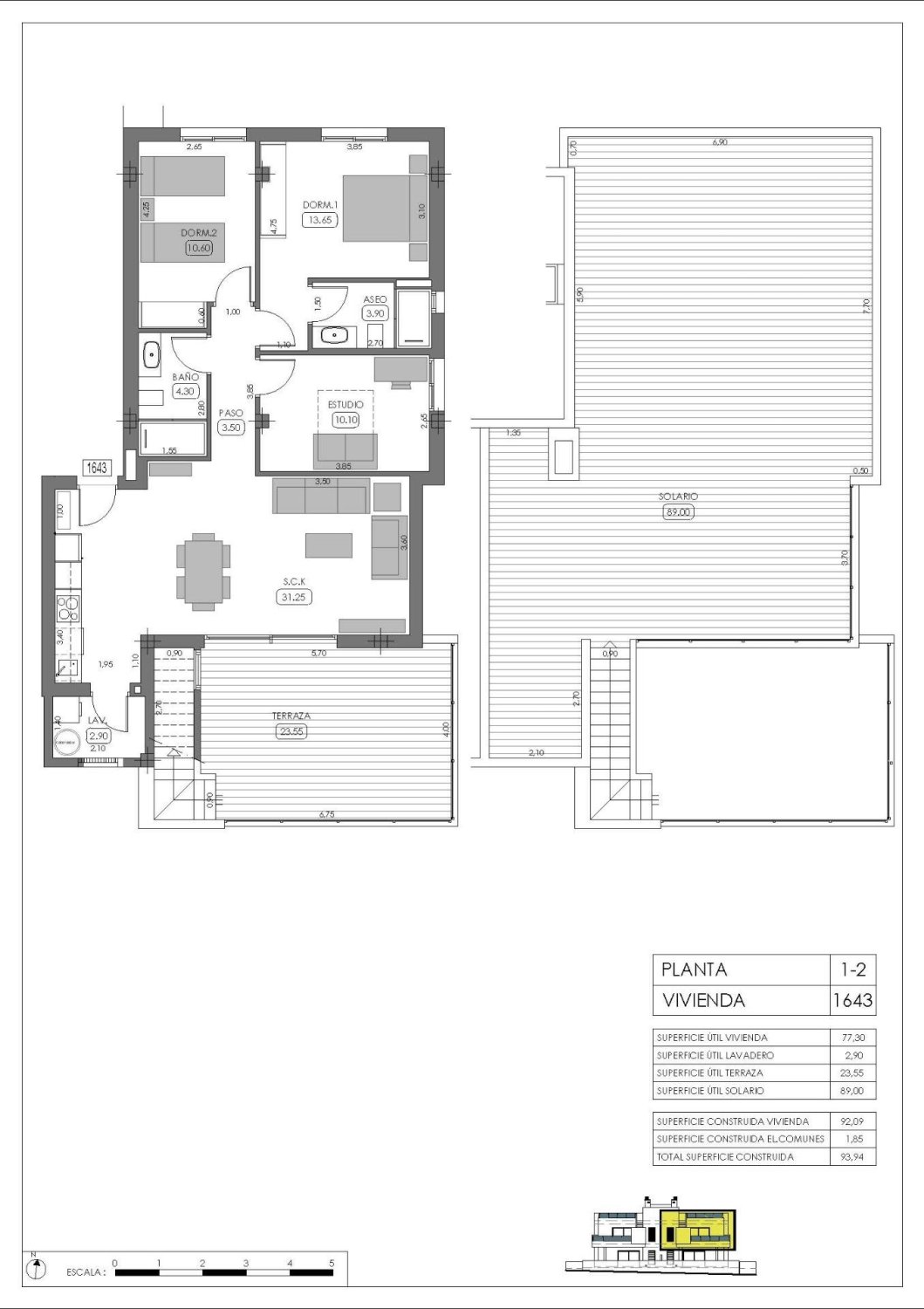Bungalow w Algorfa, Alicante, Hiszpania 3 sypialnie, 92 mkw. nr 194984