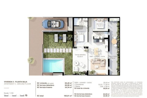 Dzīvoklis pārdošanā San Pedro del Pinatar, Murcia, Spānijā 3 istabas, 86 m2 Nr. 146810 - attēls 23