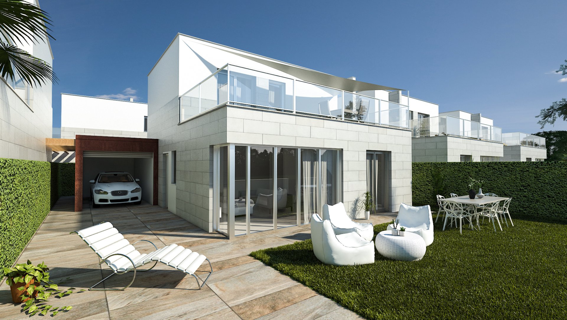 Villa à Los Alcazares, Murcia, Espagne 3 chambres, 106 m2 No. 110588