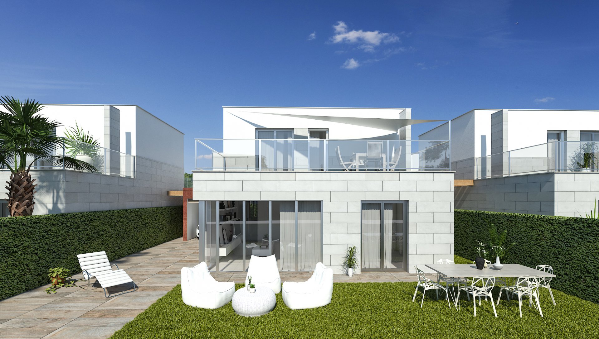 Villa à Los Alcazares, Murcia, Espagne 3 chambres, 106 m2 No. 110588