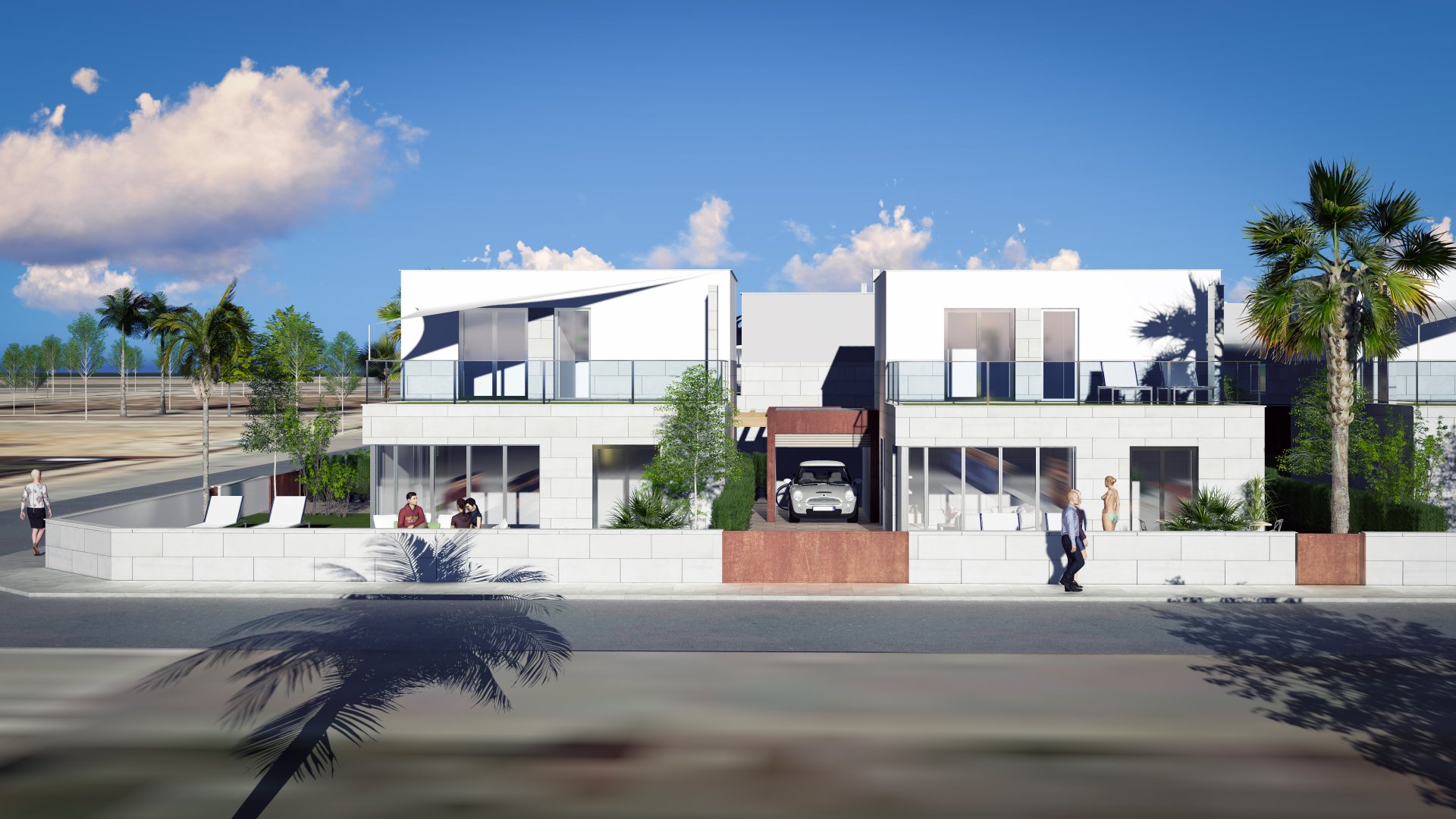 Villa à Los Alcazares, Murcia, Espagne 3 chambres, 106 m2 No. 110588