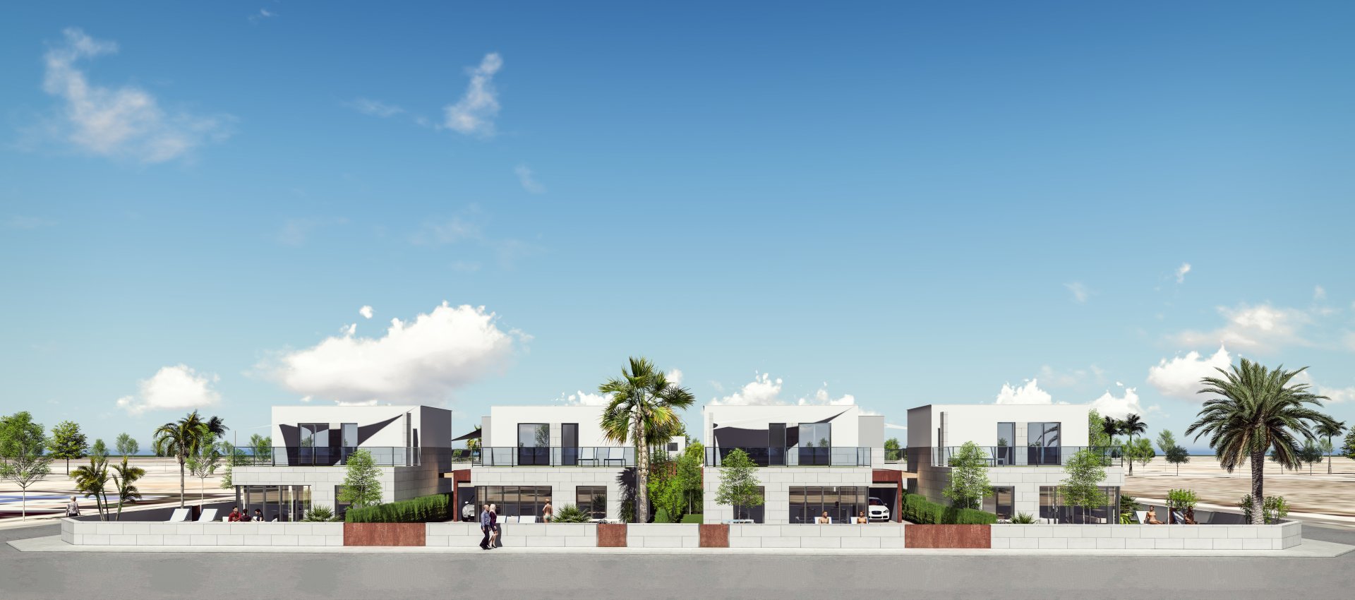 Villa à Los Alcazares, Murcia, Espagne 3 chambres, 106 m2 No. 110588