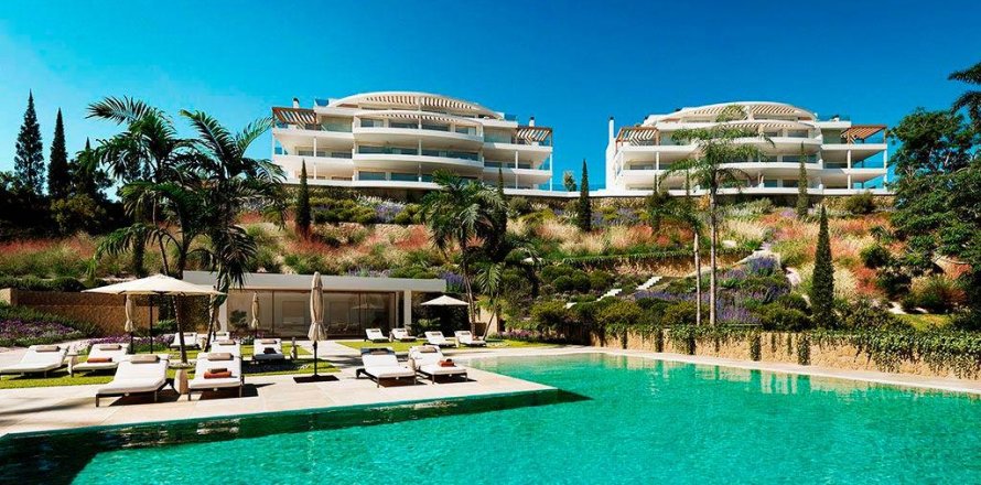 Квартира в Михас Коста, Малага, Испания 1 спальня, 90м2 №149824