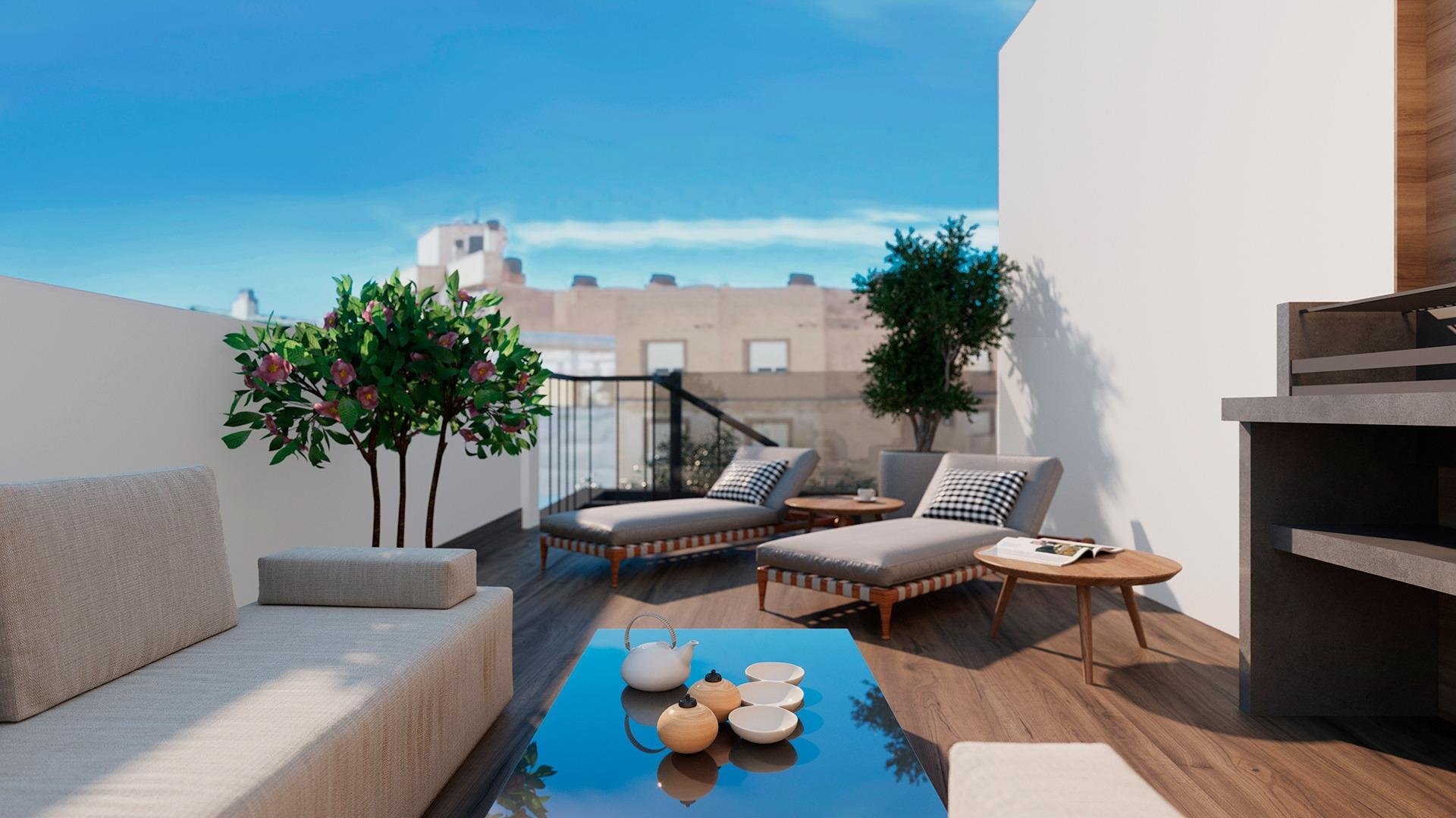 Penthauss Torrevieja, Alicante, Spānijā 2 istabas, 69 m2 Nr. 137607