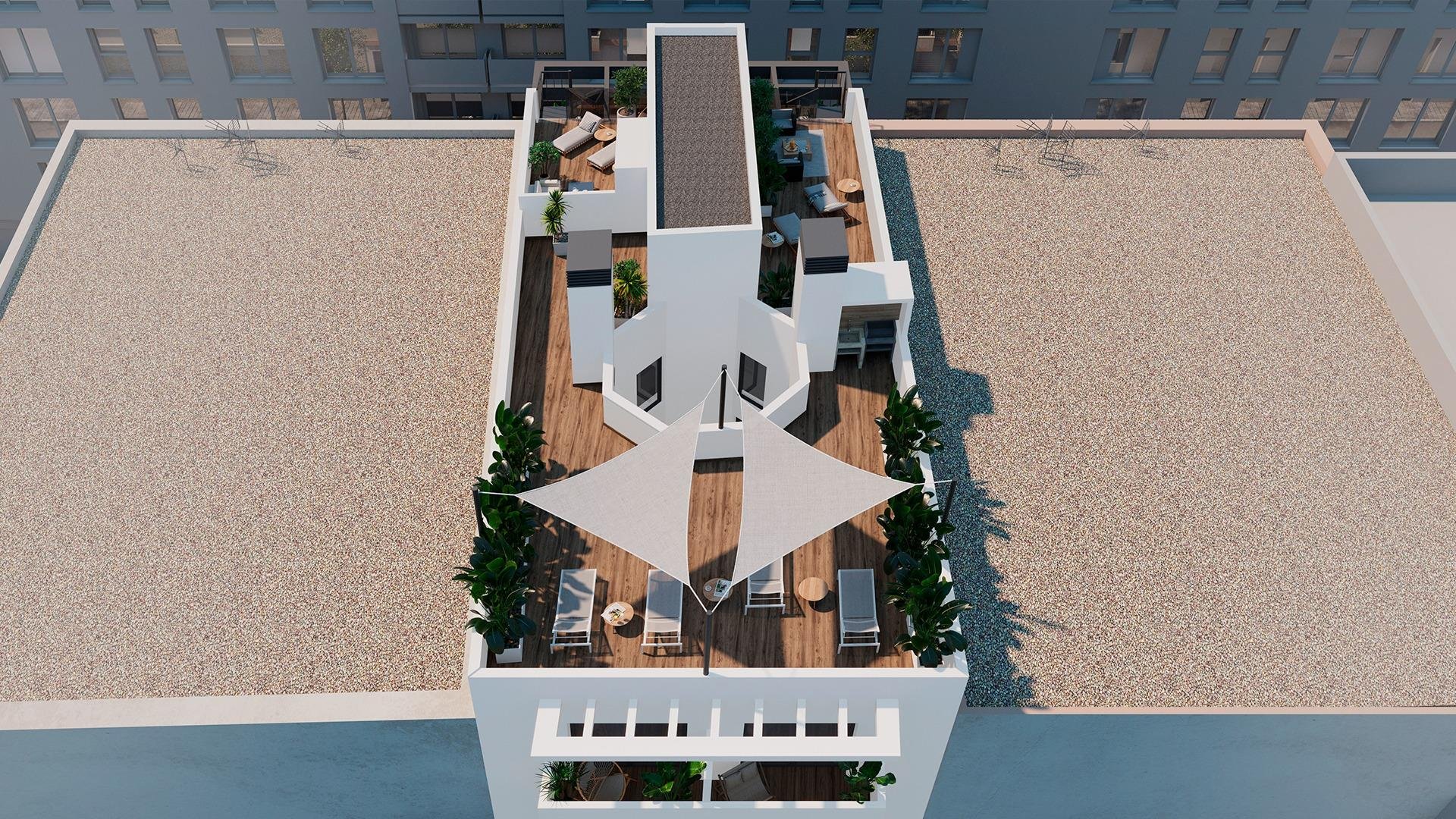 Penthauss Torrevieja, Alicante, Spānijā 2 istabas, 69 m2 Nr. 137607