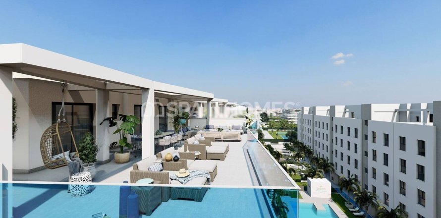 Huoneisto Mijas, Malaga, Espanja 1 makuuhuone, 65 m2 No. 166867
