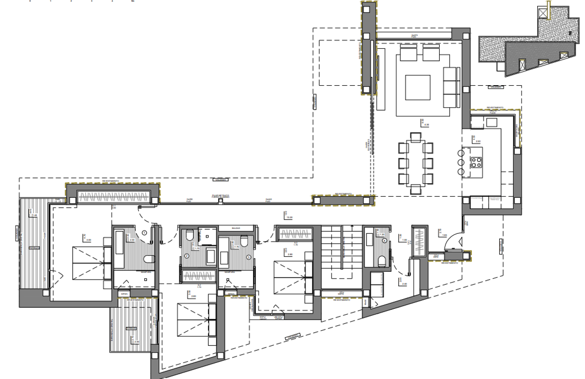 Villa a Benitachell, Alicante, Spagna 3 camere da letto, 615 mq. N° 80764