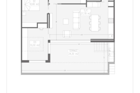 Huoneisto myytävänä San Pedro del Pinatar, Murcia, Espanja, 3 makuuhuonetta, 79 m2 No. 145580 - kuva 6