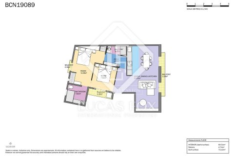 Huoneisto myytävänä Barcelona, Espanja, 2 makuuhuonetta, 85 m2 No. 192744 - kuva 30