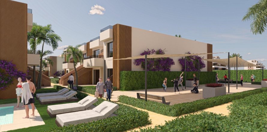 Бунгало в Гольф-курорт Кондадо де Альхама, Мурсия, Испания 3 спальни, 88м2 №141757