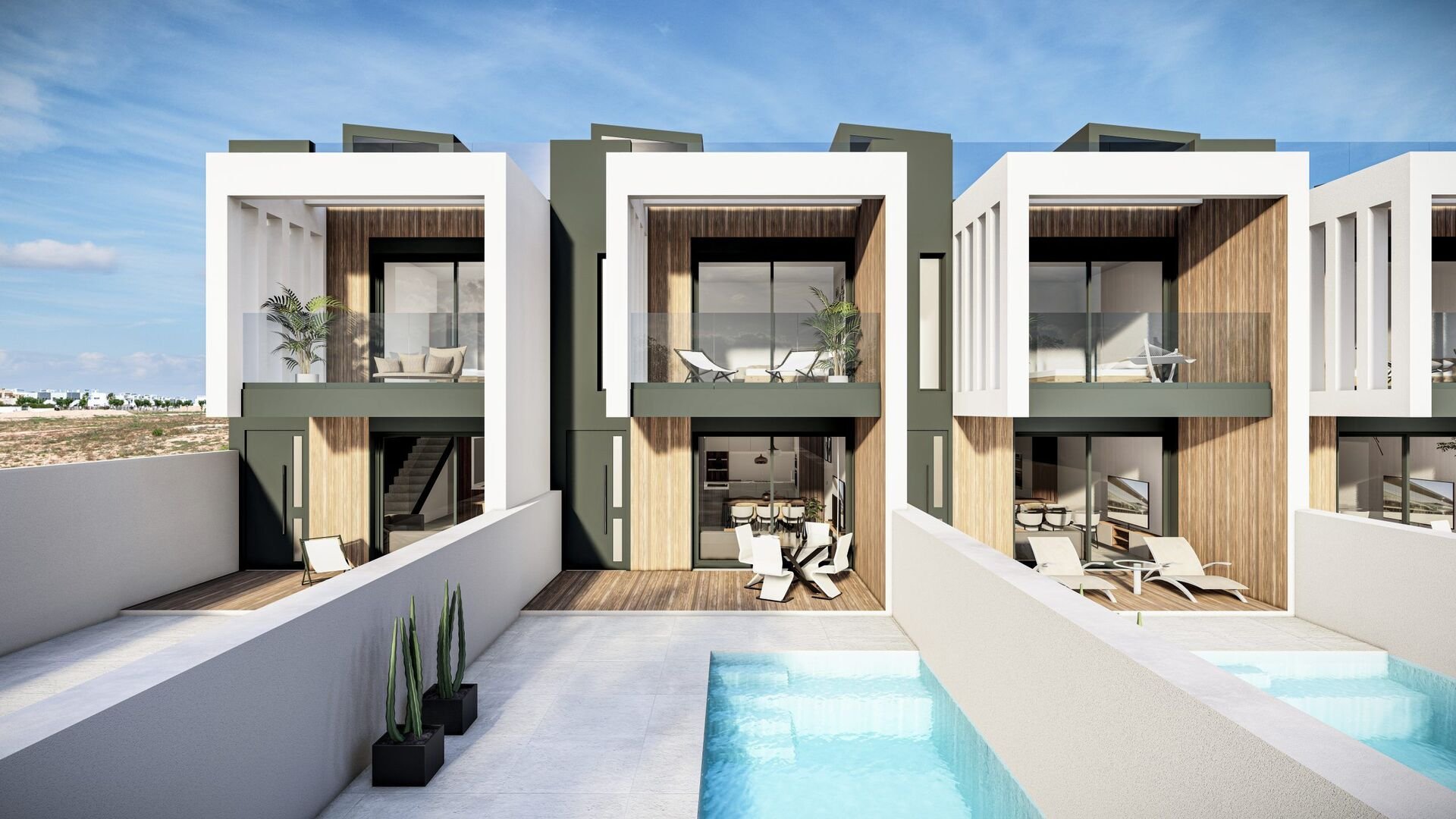 Villa in Evo Villas, Alicante, Spagn, 3 camere da letto, 121.63 mq. N° 148428