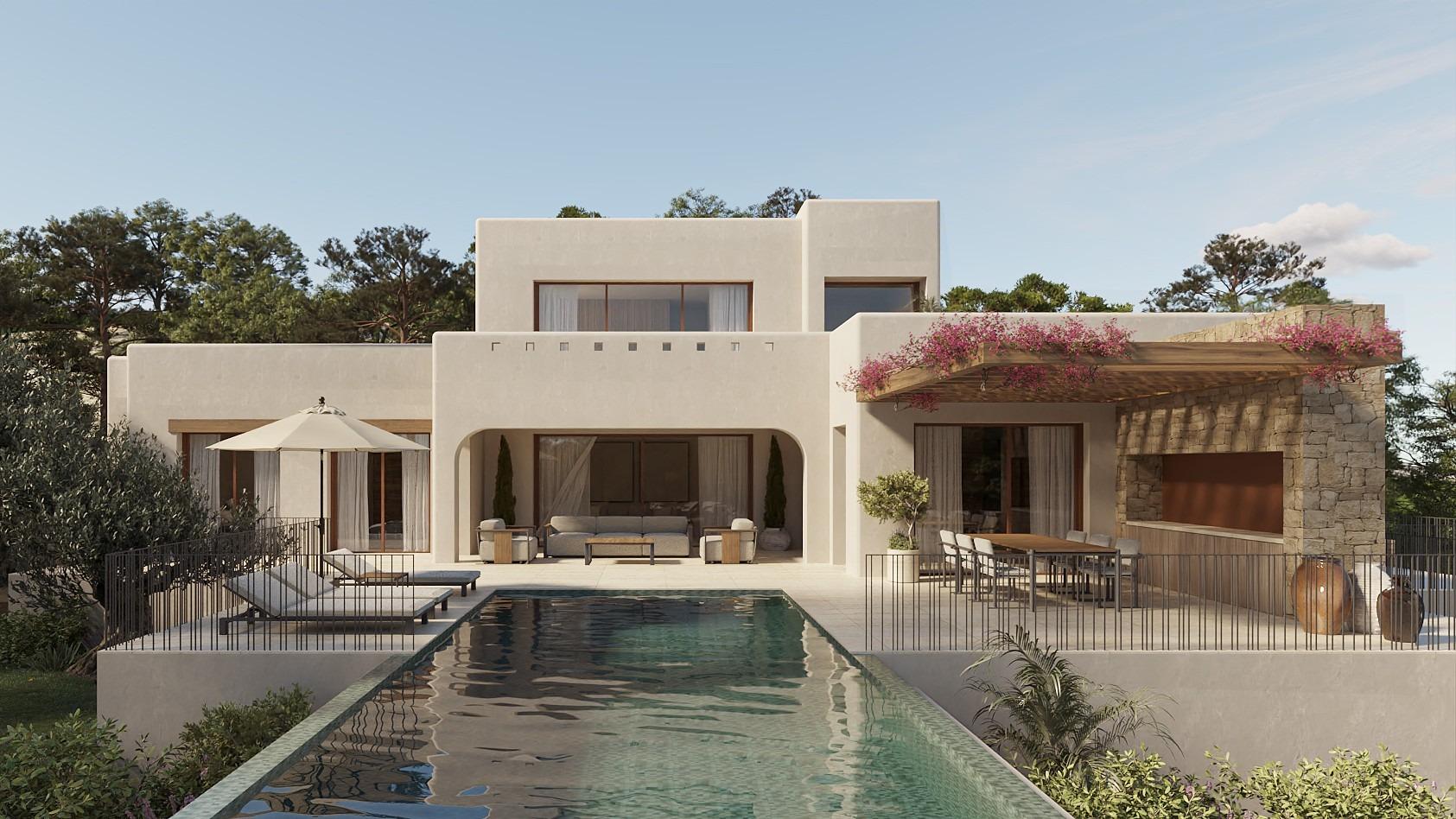 Villa a Benissa, Alicante, Spagna 3 camere da letto, 227 mq. N° 155182