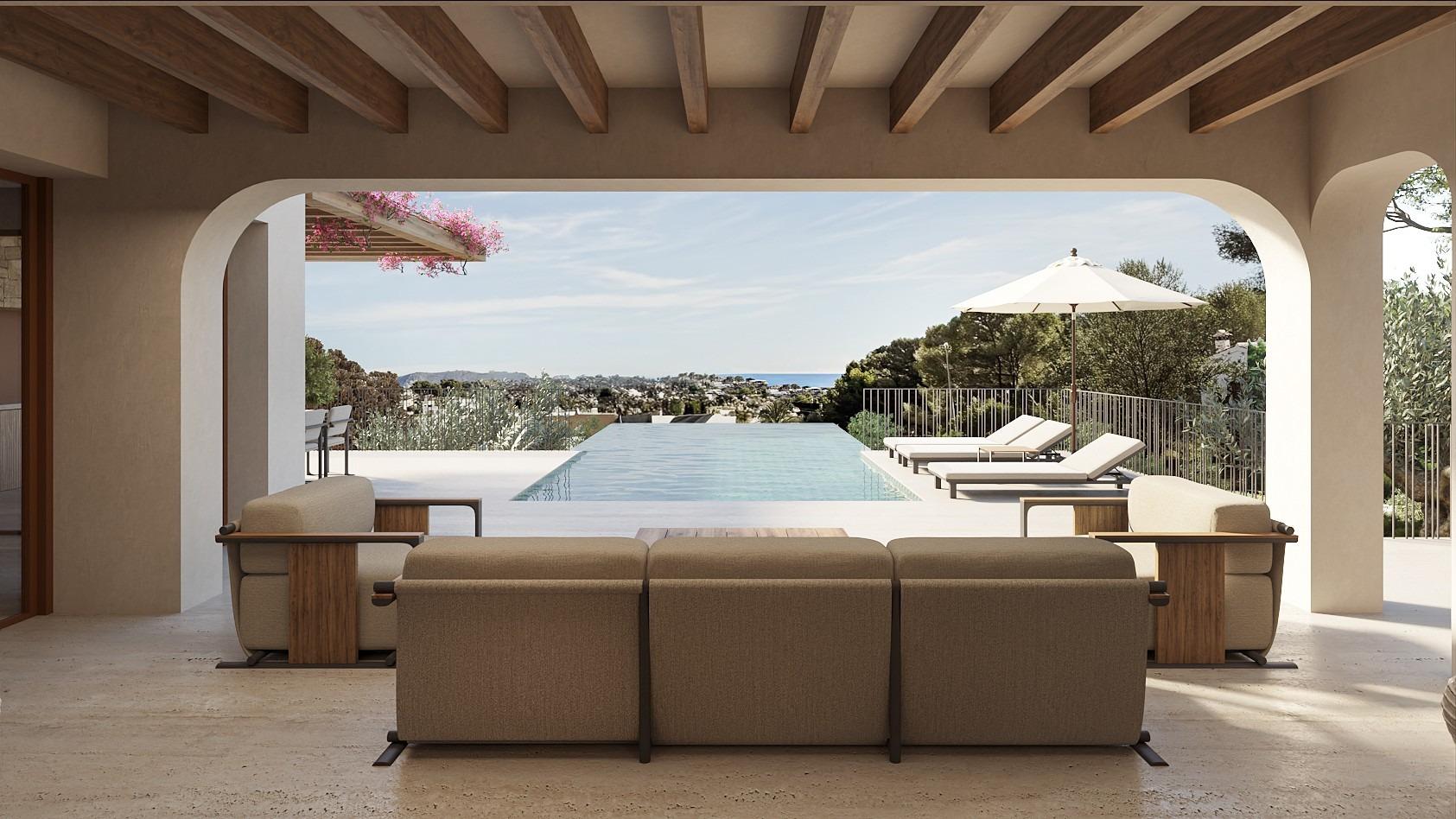 Villa a Benissa, Alicante, Spagna 3 camere da letto, 227 mq. N° 155182