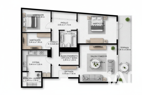 Wohnung zum Verkauf in Barcelona, Spanien 3 Schlafzimmer, 97 m2 Nr. 192243 - Foto 27