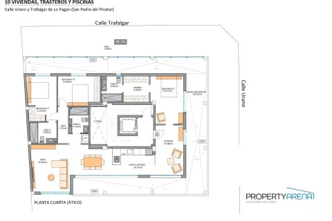 Apartament w Lo Pagan, Murcia, Hiszpania 3 sypialnie, 172 mkw. nr 188956 – zdjęcie 18