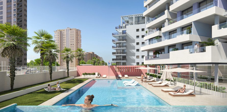 Appartamento a Calpe, Alicante, Spagna 2 camere da letto, 113 mq. N° 180190