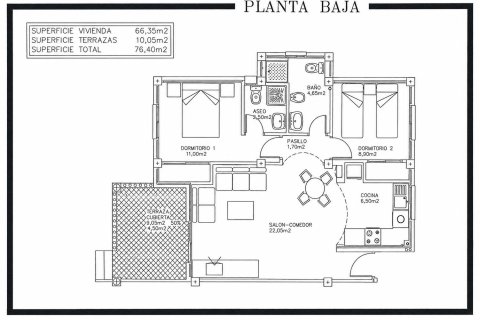 Lägenhet till salu i La Zenia, Alicante, Spanien 2 sovrum, 69 kvm. Nr. 193018 - foto 19