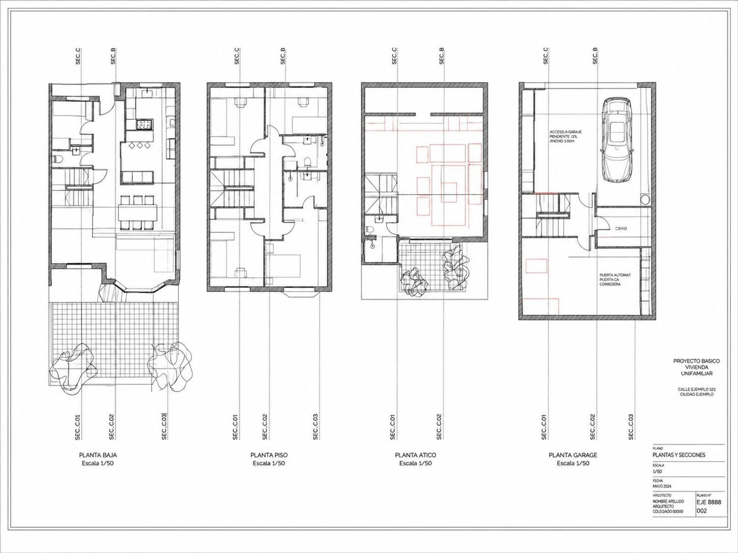 Hus i Esplugues de Llobregat, Barcelona, Spanien 5 sovrum, 354 kvm. Nr. 184606