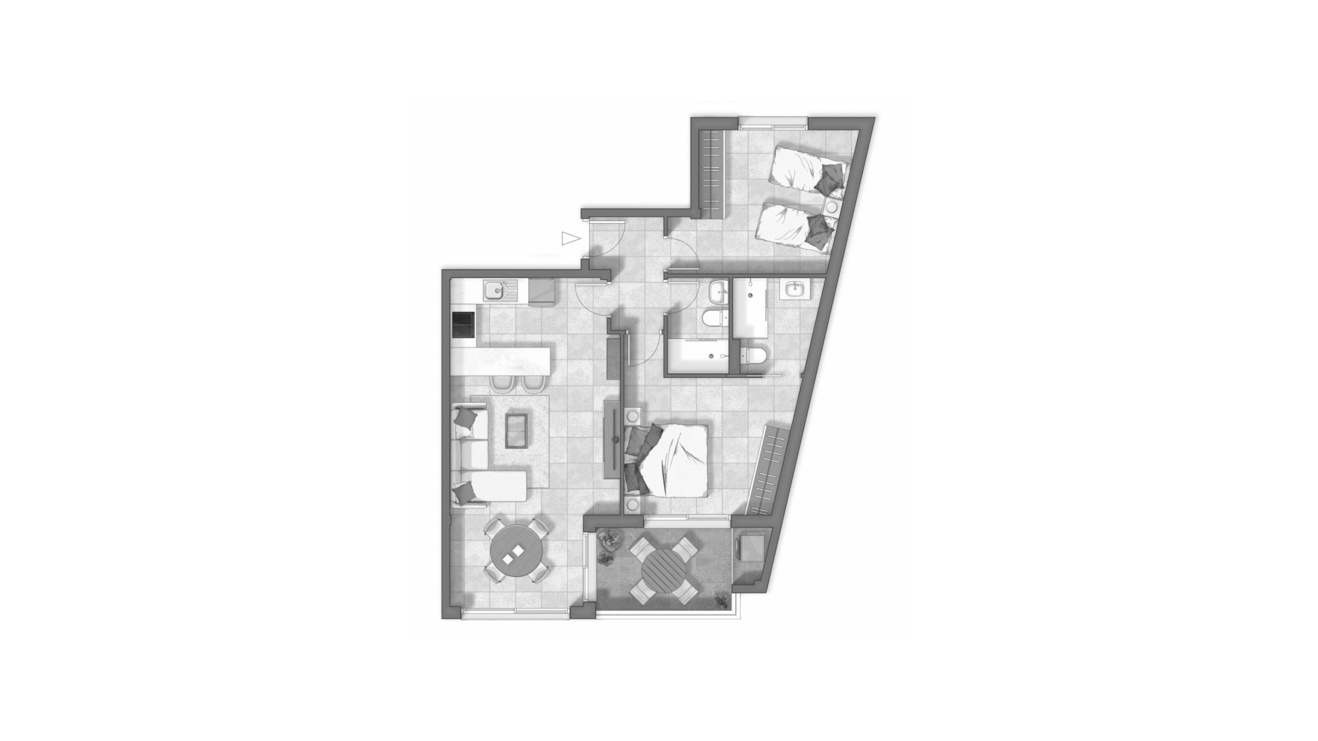 Apartament w OASIS GUARDAMAR, Guardamar del Segura, Alicante, Hiszpania 2 sypialnie, 93.71 mkw. nr 164812