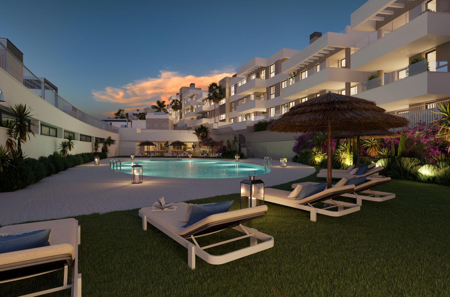 Bungalowi Estepona, Malaga, Espanja 2 makuuhuonetta, 102 m2 No. 136118