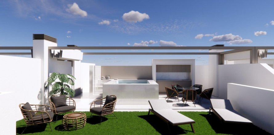 Bungalow i Pilar de la Horadada, Alicante, Spanien 2 sovrum, 93 kvm. Nr. 170266