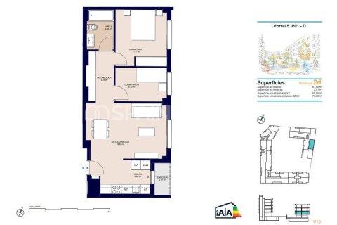 Apartment for sale in Alicante, Spain 3 bedrooms, 88 sq.m. No. 177922 - photo 12