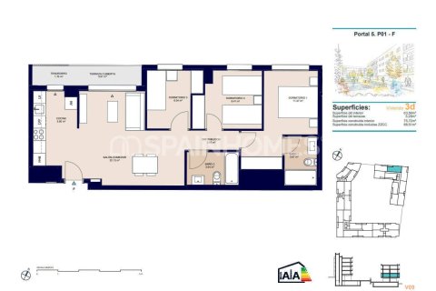 Apartment for sale in Alicante, Spain 2 bedrooms, 70 sq.m. No. 177920 - photo 11